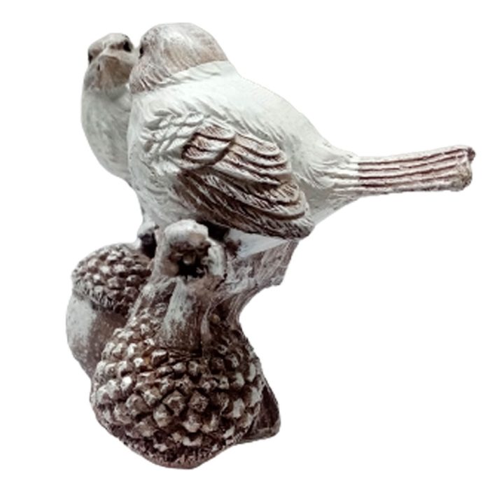 Pájaros grises sobre rama - Image 2