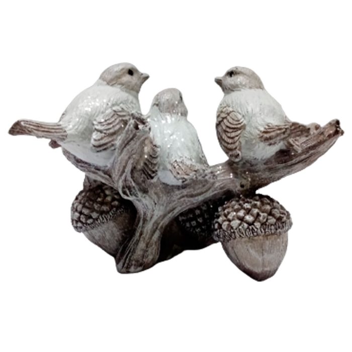 Pájaros grises sobre rama - Image 4
