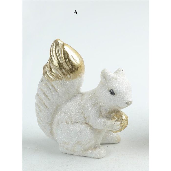 Ardilla de cerámica blanca - Galerías el Triunfo - 049072778474