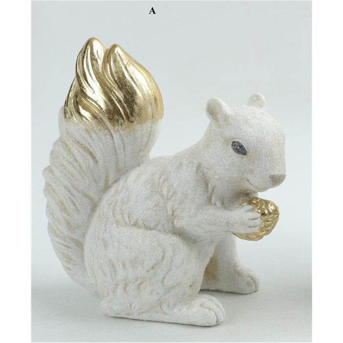 Ardilla de cerámica blanca - Galerías el Triunfo - 049072778478