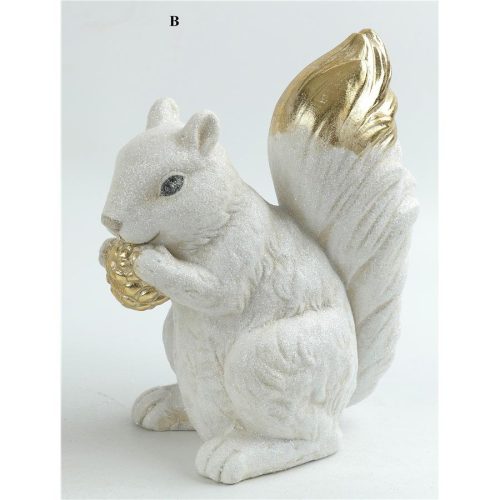 Ardilla de cerámica blanca - Galerías el Triunfo - 049072778479