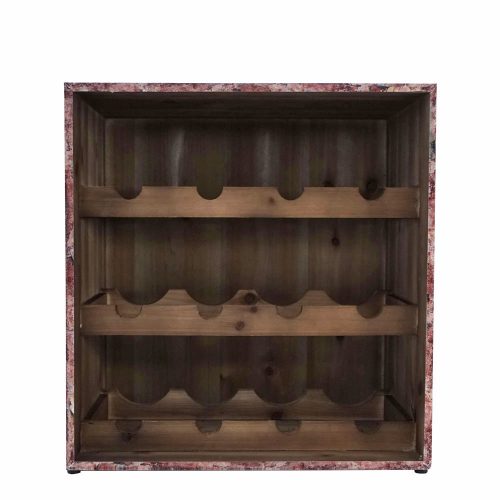 Porta botellas de madera - Galerías el Triunfo - 063072078219