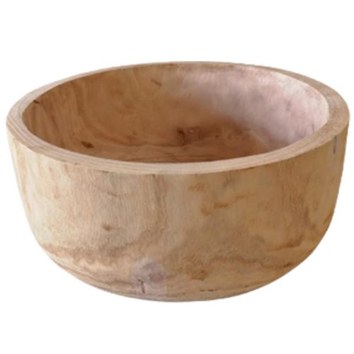 Bowl de madera natural - Galerías el Triunfo - 072072603021