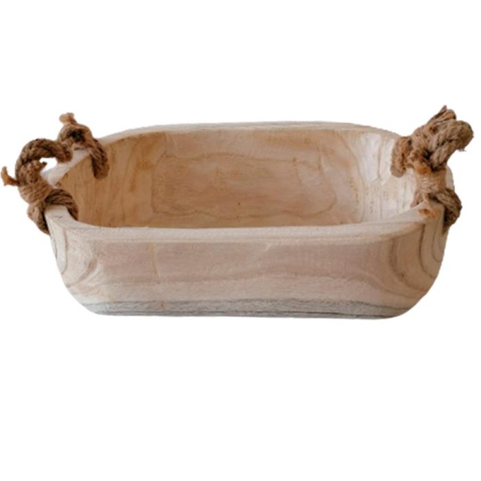 Charola oval de madera - Galerías el Triunfo - 072072603049