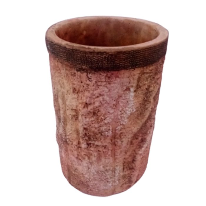 Maceta de cemento cilíndrica - Galerías el Triunfo - 072072763053