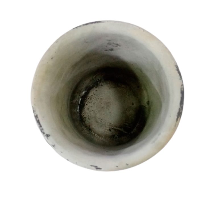 Maceta gris de cemento - Image 3