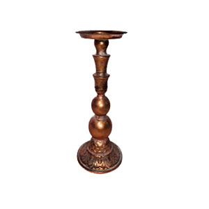 Candelabro de metal rojo - Galerías el Triunfo - 074072300191