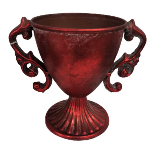 Copa de metal roja - Galerías el Triunfo - 074072300210