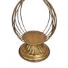 Candelabro de metal dorado - Image 2