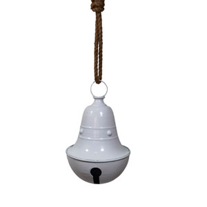 Campana de metal blanca - Galerías el Triunfo - 074072300298