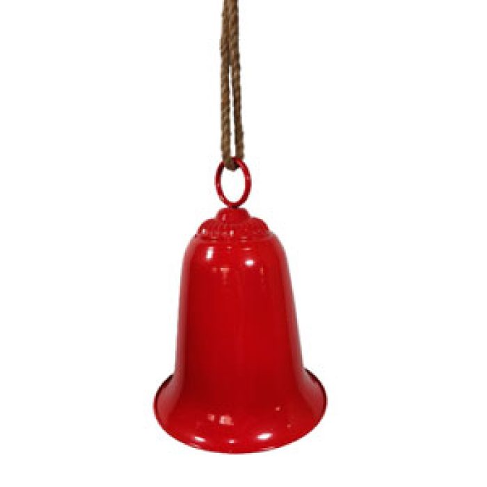 Campana de metal roja - Galerías el Triunfo - 074072300305