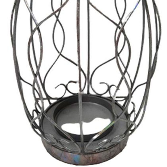 Linterna de metal plateada - Image 3