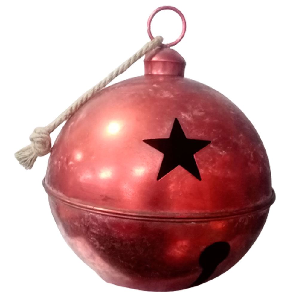 Cascabel de metal rojo - Galerías el Triunfo - 074072300376