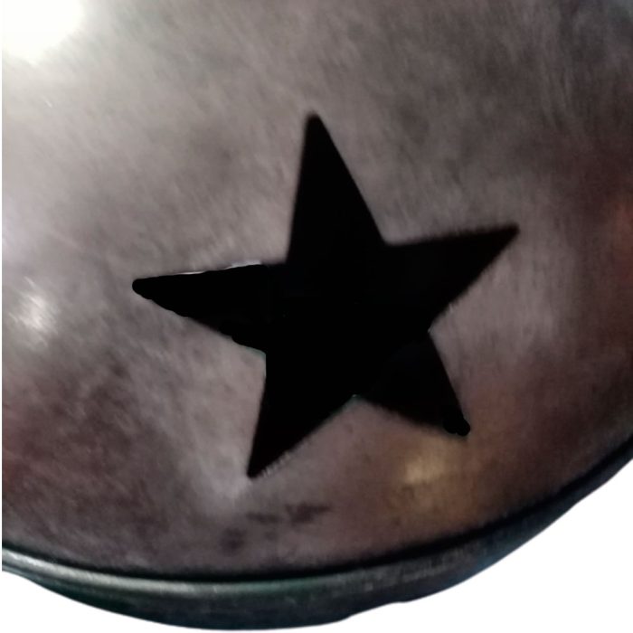 Cascabel cobre vintage con estrellas perforadas de 45cm - Image 4