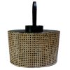 Linterna metálica tejida beige - Galerías el Triunfo - 074072300384