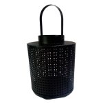 Linterna metálica negro mate - Image 3