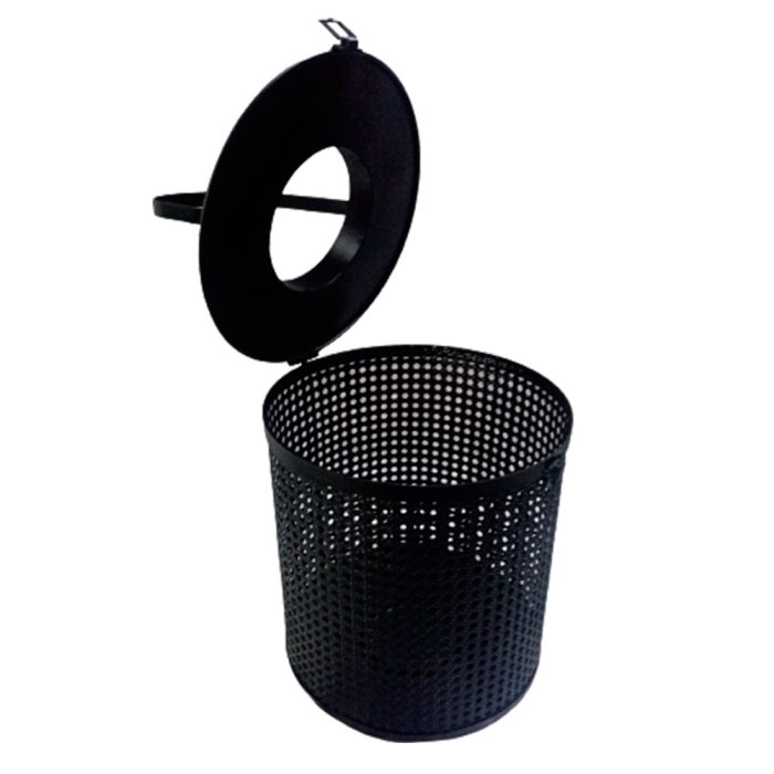 Linterna metálica negro mate - Image 3