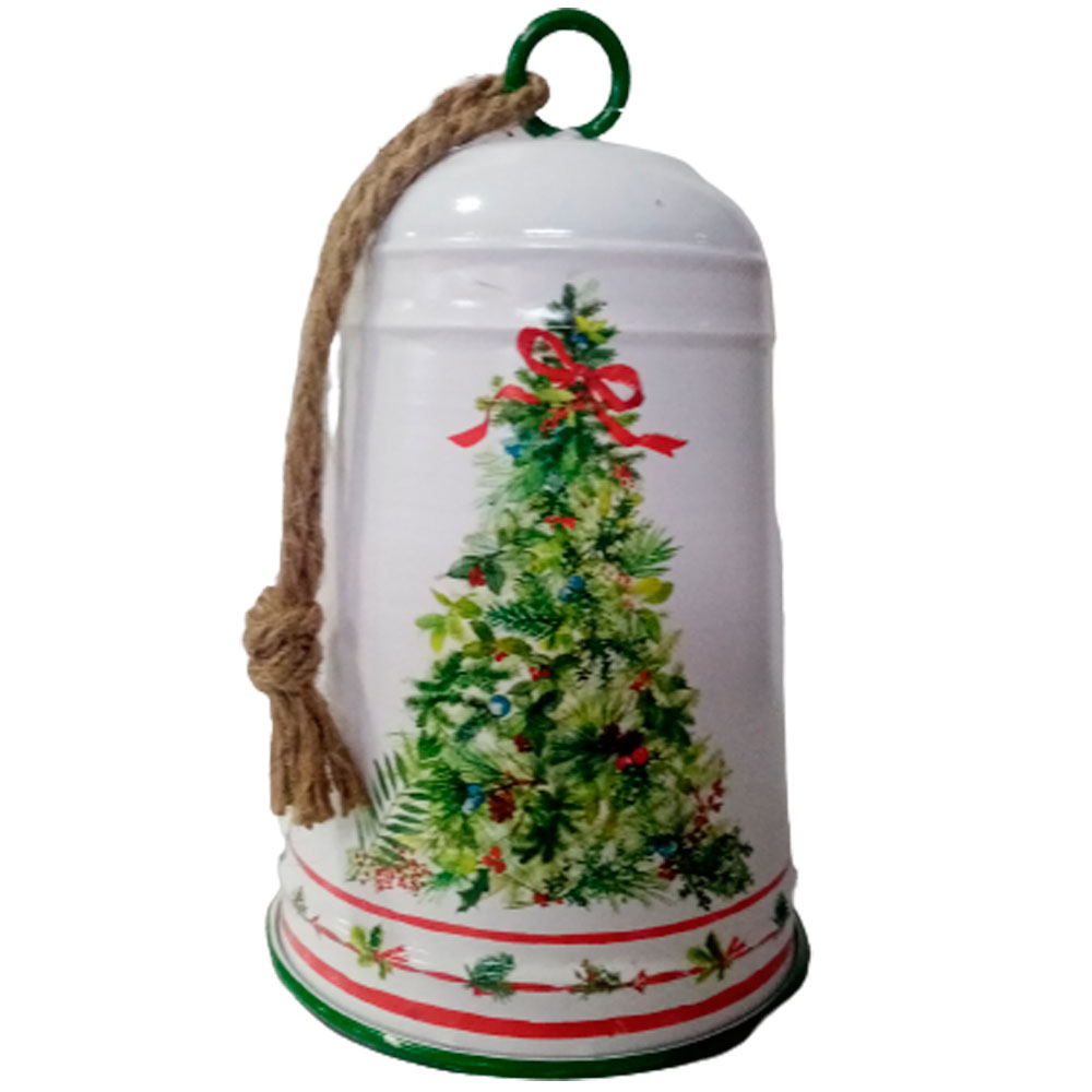 Campana de metal blanca - Galerías el Triunfo - 074072300410