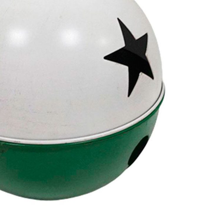 Cascabel blanco con verde - Image 3