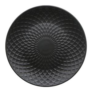 Plato de cerámica negro - Galerías el Triunfo - 090107419139