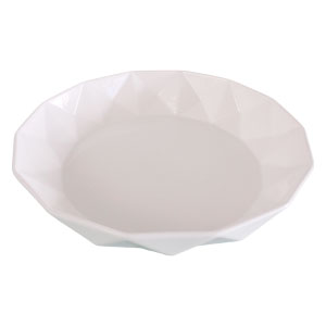 Plato de porcelana blanca - Galerías el Triunfo - 090307370198