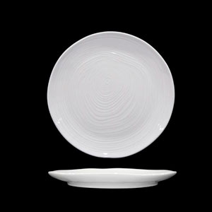 Plato blanco de porcelana - Galerías el Triunfo - 090307370275