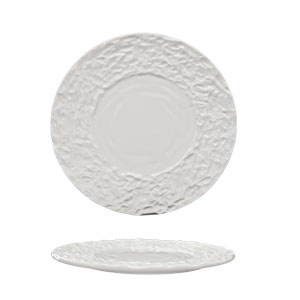 Plato blanco de porcelana - Galerías el Triunfo - 090307370290