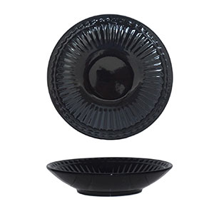 Plato negro hondo - Galerías el Triunfo - 090307370301