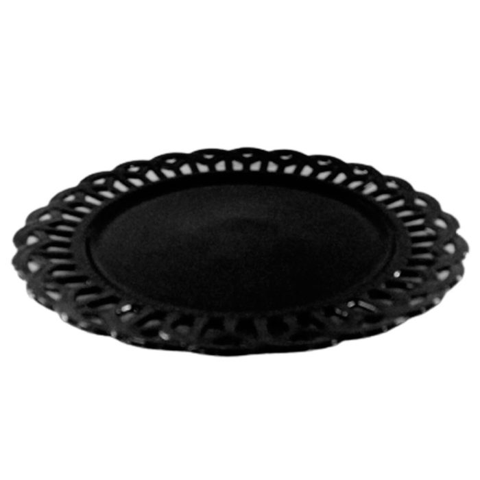 Plato de porcelana negra - Image 3
