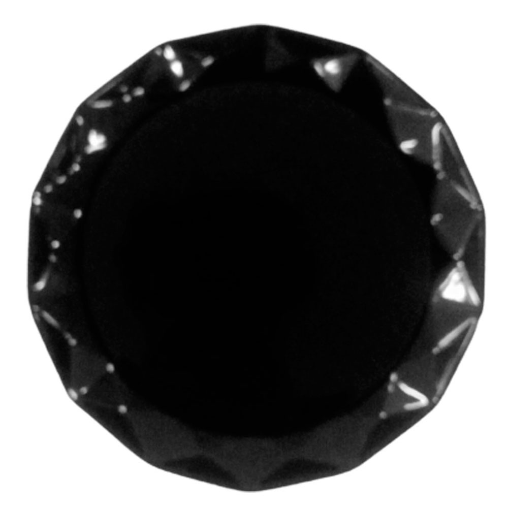 Plato de porcelana negra - Galerías el Triunfo - 090307370330