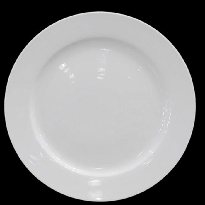 Plato redondo de porcelana - Galerías el Triunfo - 090307370340