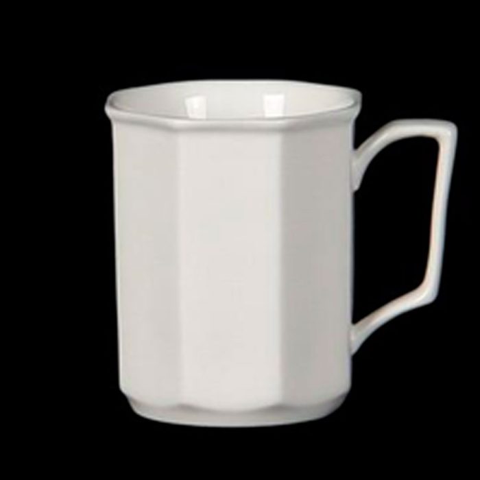 Taza octagonal de porcelana - Galerías el Triunfo - 090307370363