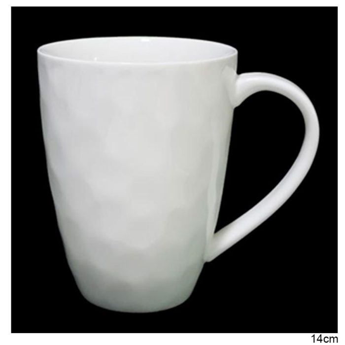 Taza de porcelana blanca - Galerías el Triunfo - 090307370380