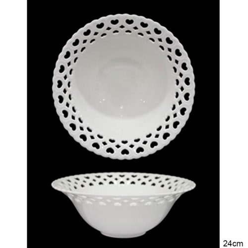 Bowl de porcelana blanca - Galerías el Triunfo - 090307370388