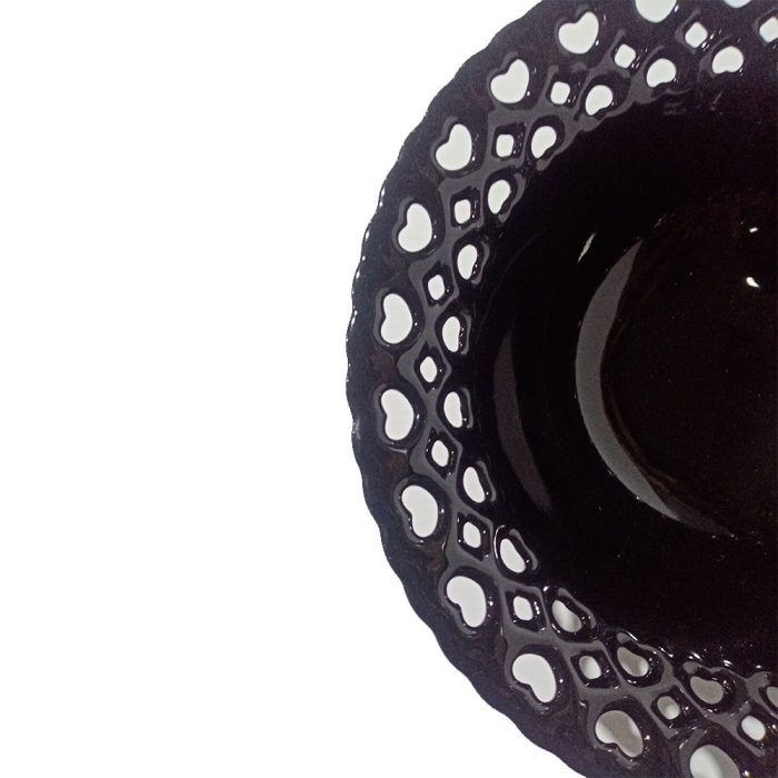 Bowl de porcelana negra - Image 3