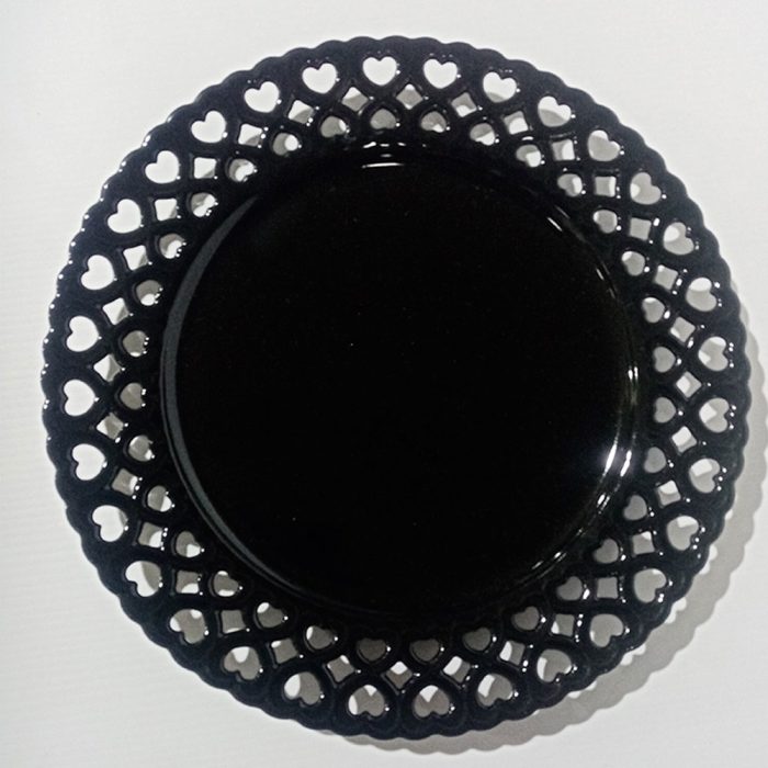 Plato de porcelana negra - Image 2