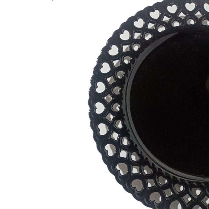 Plato de porcelana negra - Image 3