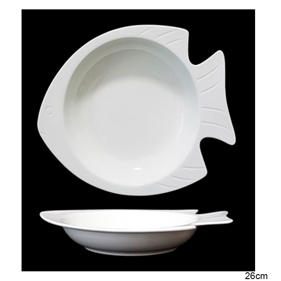 Plato blanco de online ceramica