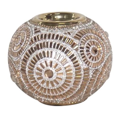 Candelabro bola de porcelana - Galerías el Triunfo - 090307370446
