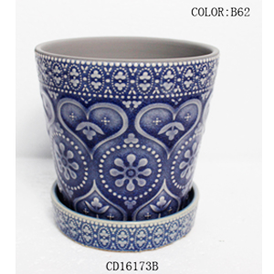 Maceta de cerámica - Galerías el Triunfo - 093072178016