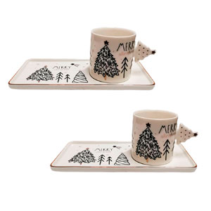 Juego de 2 tazas - Galerías el Triunfo - 093072438067