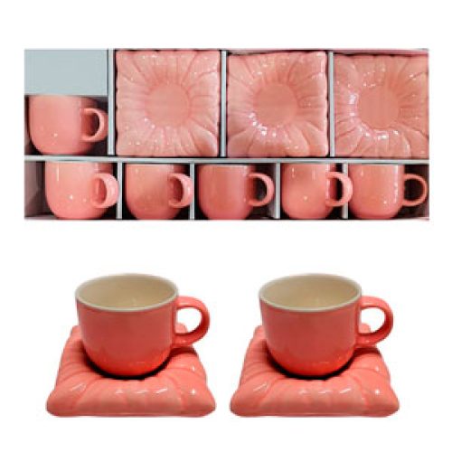 Juego de 6 tazas - Galerías el Triunfo - 093072438074