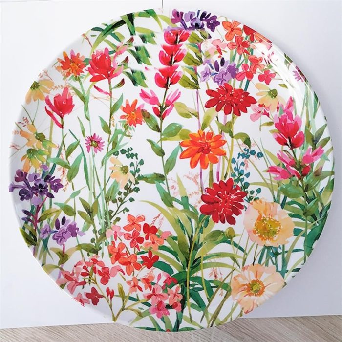 Plato de melamina estampado - Galerías el Triunfo - 093072584123