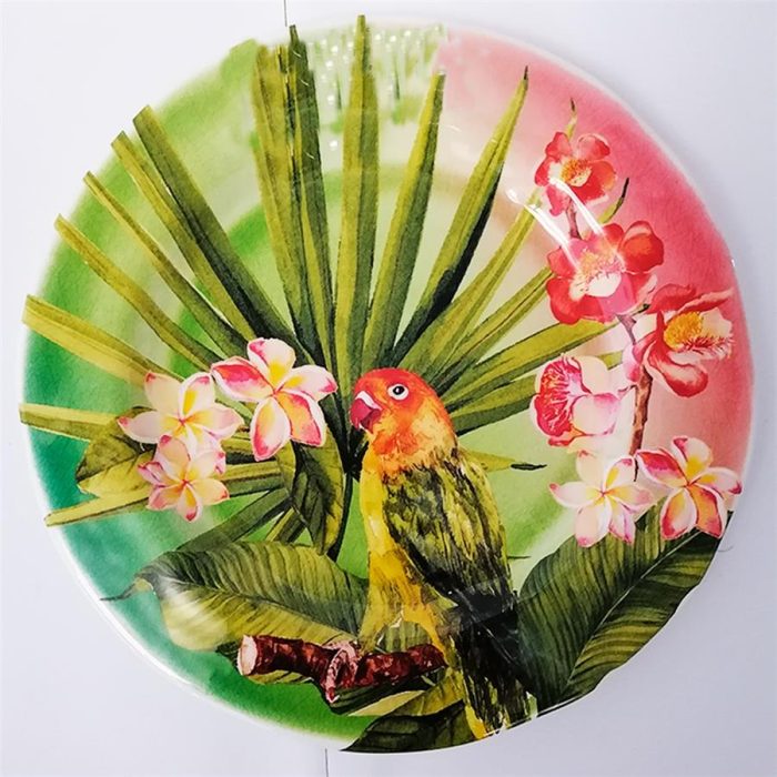 Plato de melamina estampado - Galerías el Triunfo - 093072584145