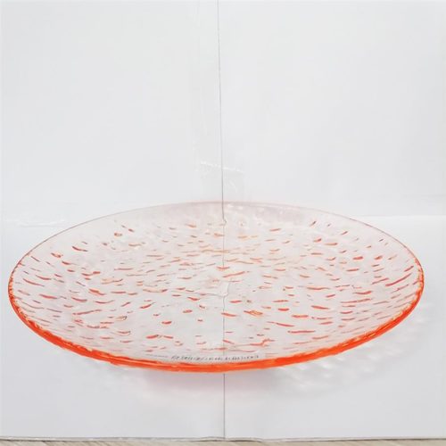 Plato de acrilico naranja - Galerías el Triunfo - 093072584183