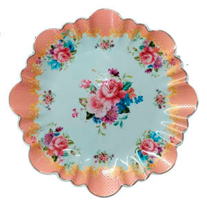 Plato ondulado de porcelana - Galerías el Triunfo - 093072684049