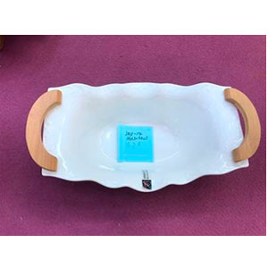 Bowl rectangular de porcelana - Galerías el Triunfo - 093072744031
