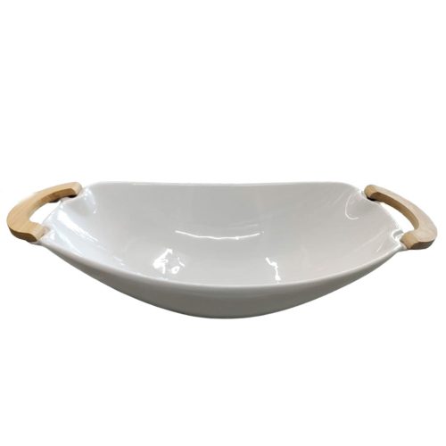 Bowl oval de porcelana - Galerías el Triunfo - 093072744087