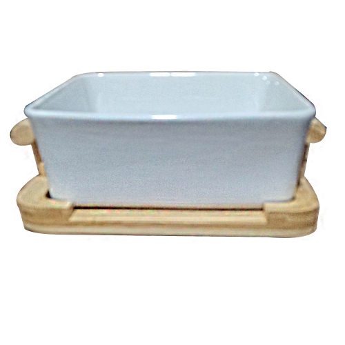 Bowl cuadrado de porcelana - Galerías el Triunfo - 093072744133