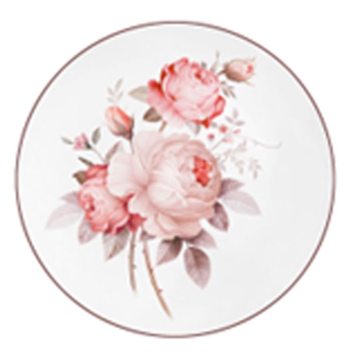 Plato de porcelana blanco - Galerías el Triunfo - 095062426054